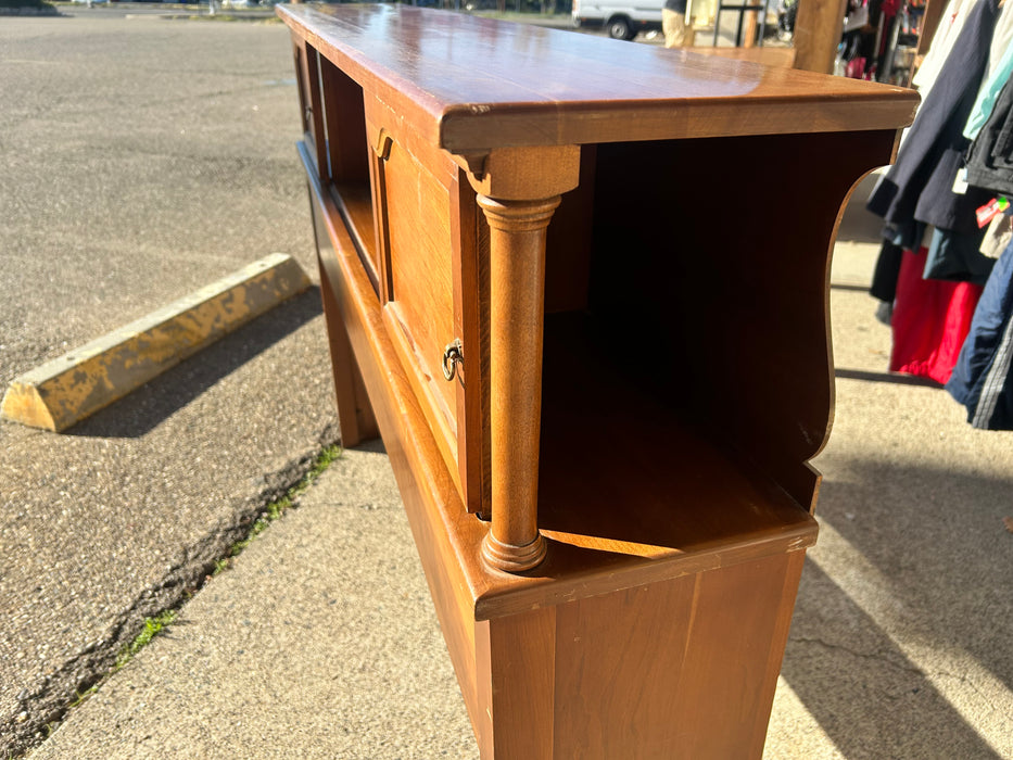 Full wood bookcase/storage headboard 33982