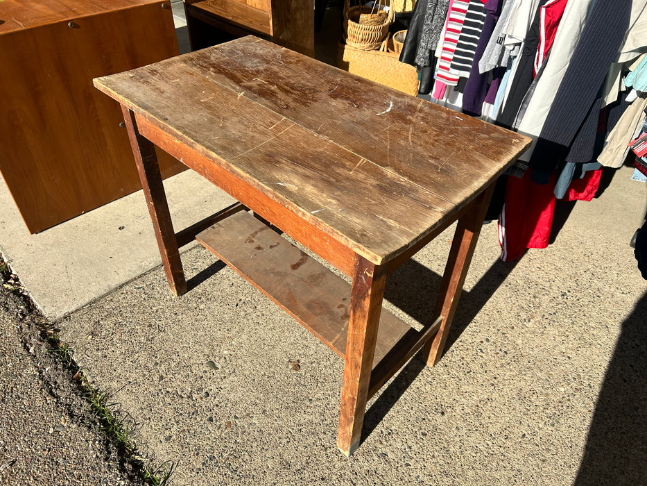 Wood work table desk 33983