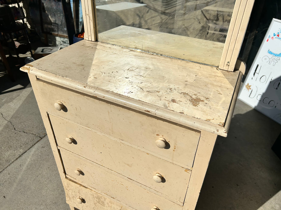 4 drawer chest dresser with mirror 33967