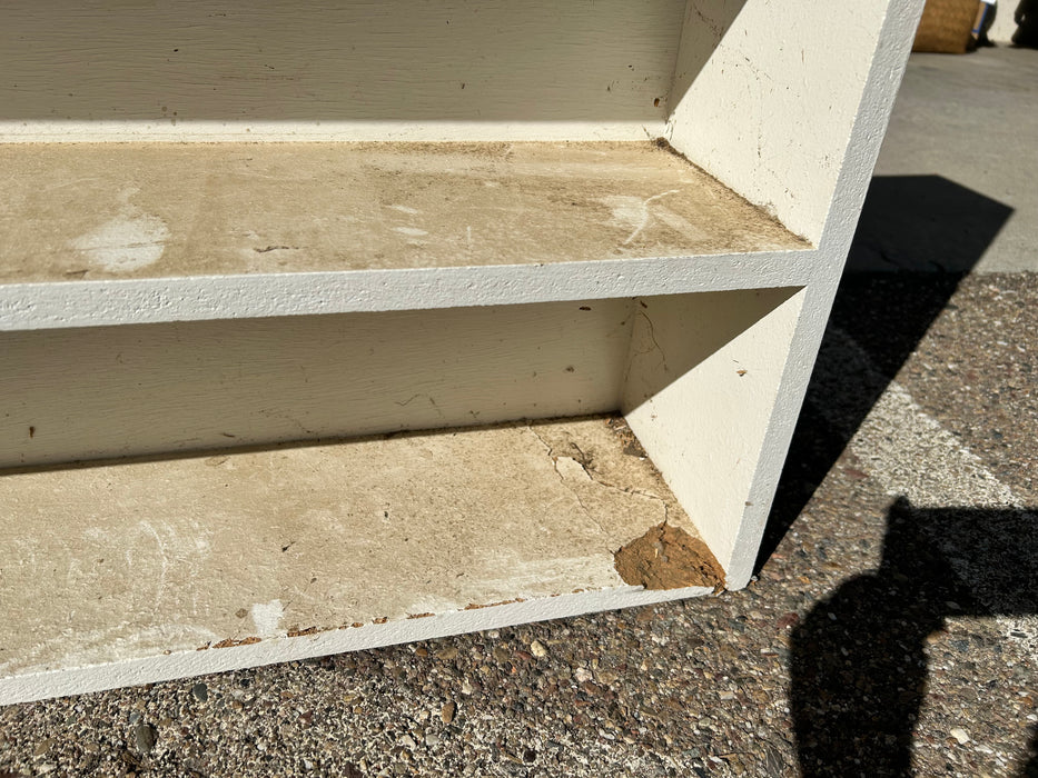 Small white bookcase bookshelf book case/shelf 33976