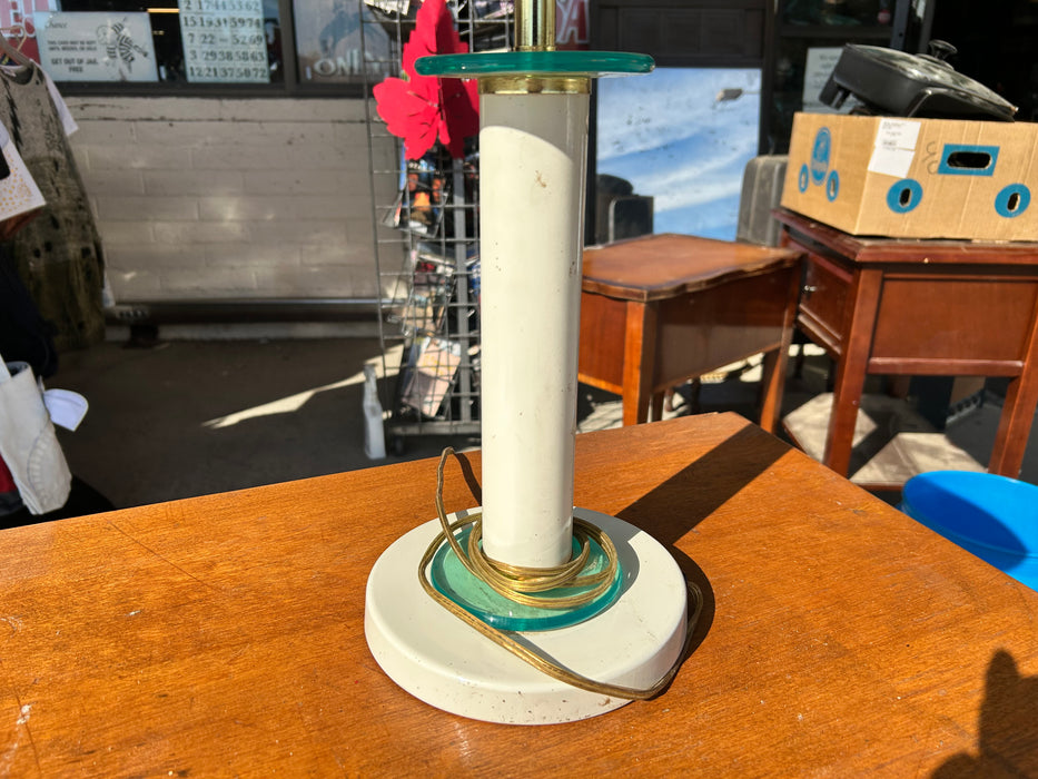 White table lamp 33986