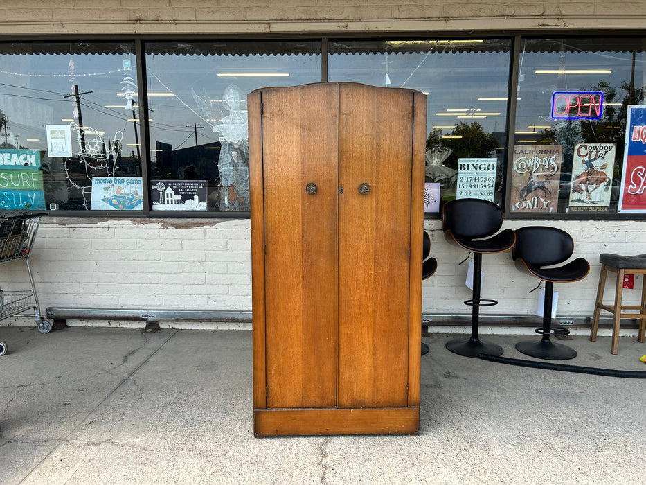 2 door wood closet armoire 33832