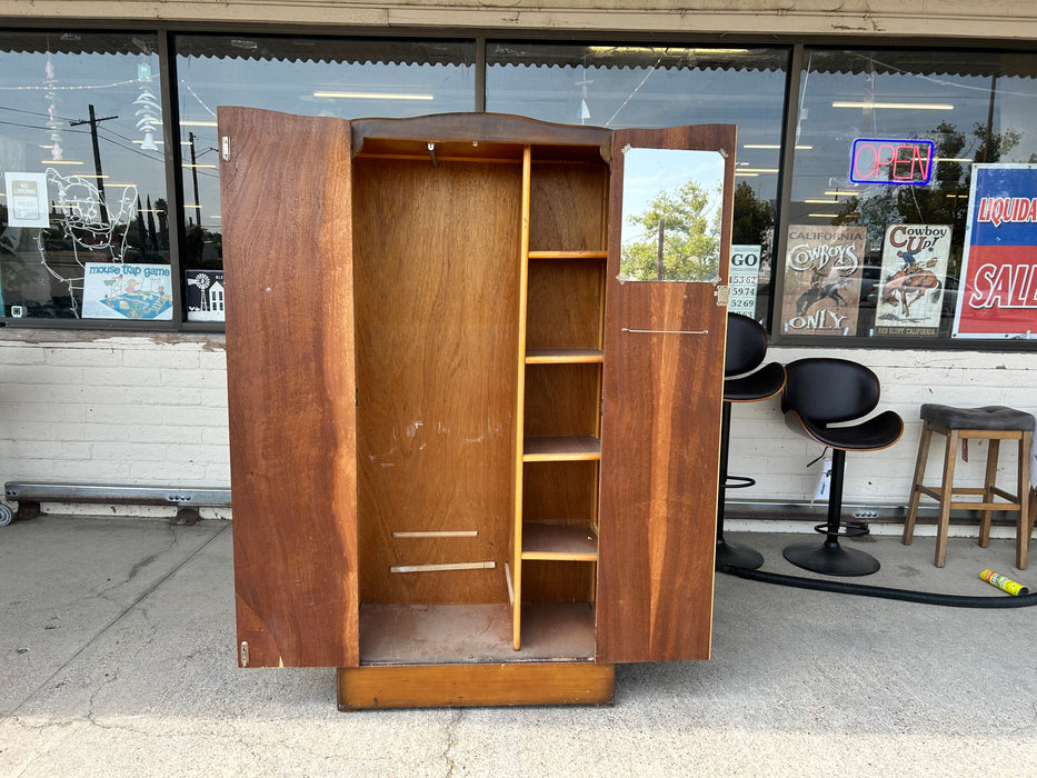 2 door wood closet armoire 33832