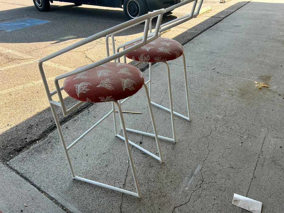 Metal mid century style bar stool 33844