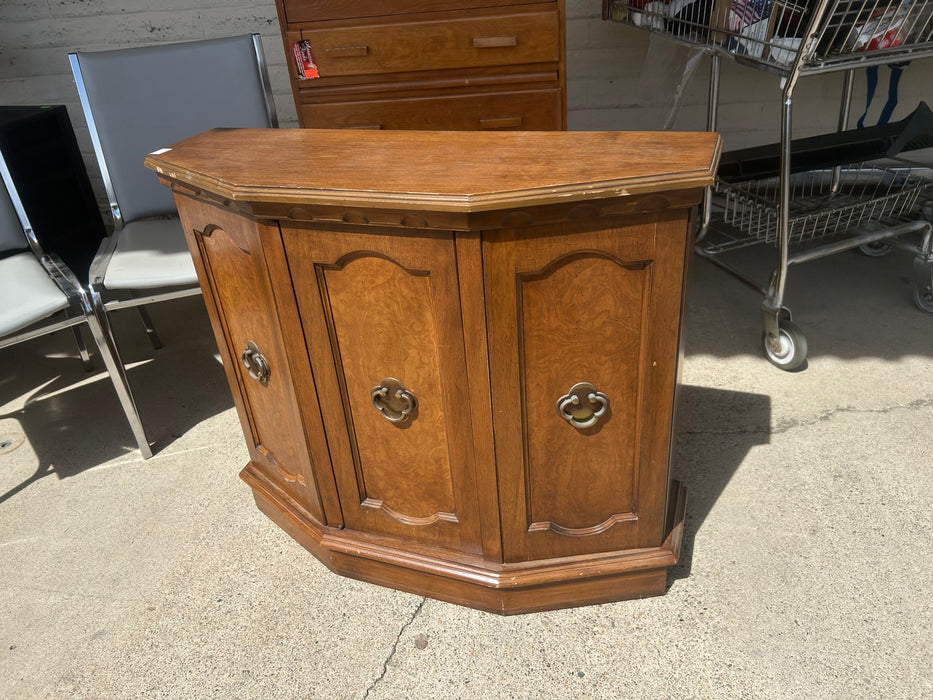 Wood one door cabinet 34391