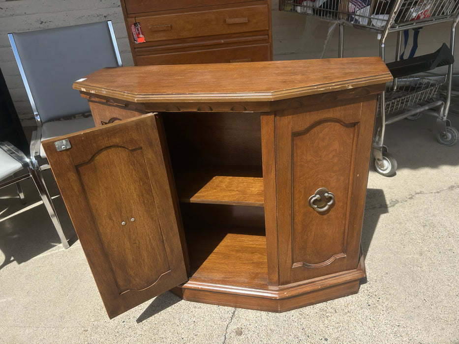 Wood one door cabinet 34391