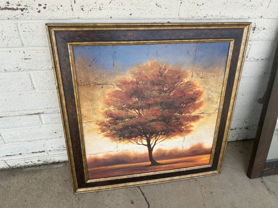 Textured canvas print with frame 28116