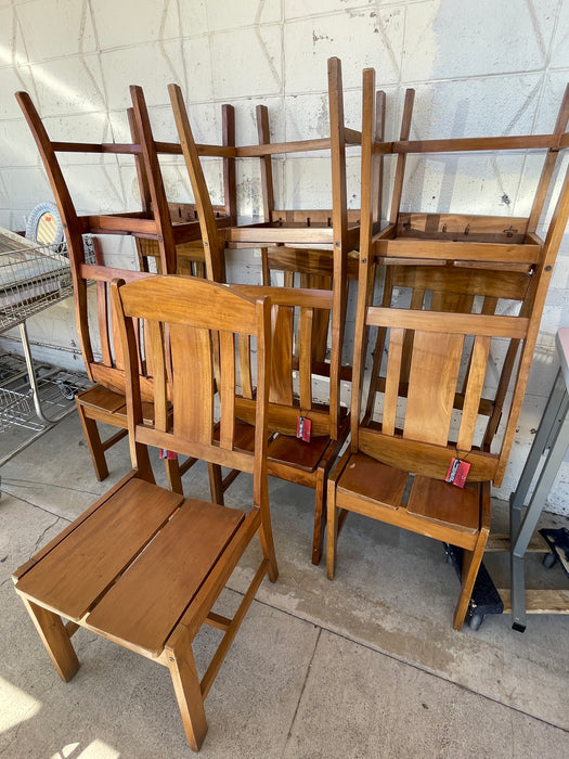 Wood dining chairs 31416