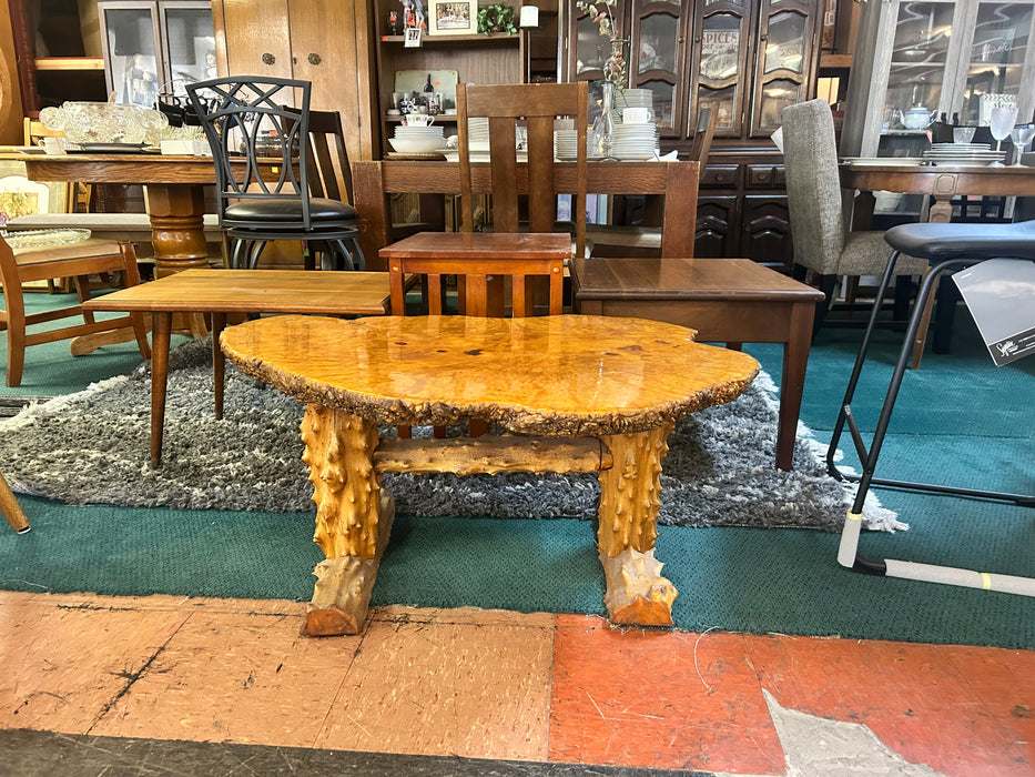 Wood live edge coffee table 33858