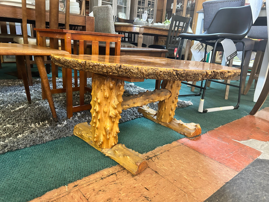 Wood live edge coffee table 33858
