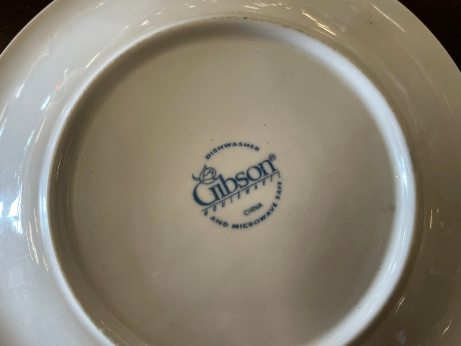 Vintage Gibson china raised fruit pattern 32977