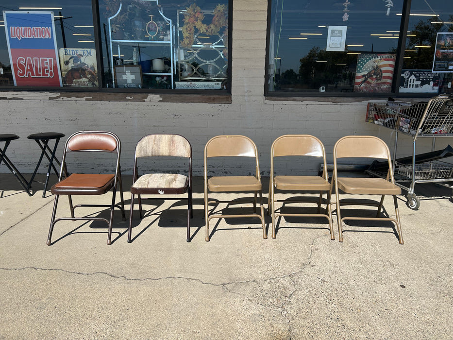 Metal folding chairs 34407