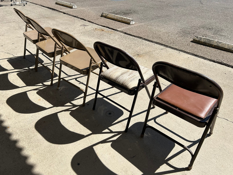 Metal folding chairs 34407