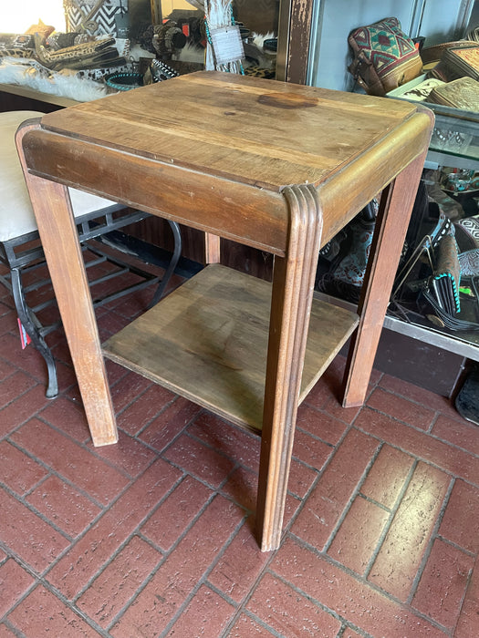 2 tier wood end table shelf 31439