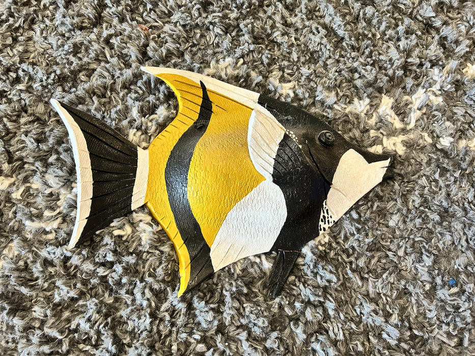 Wall hanging angel fish 33886