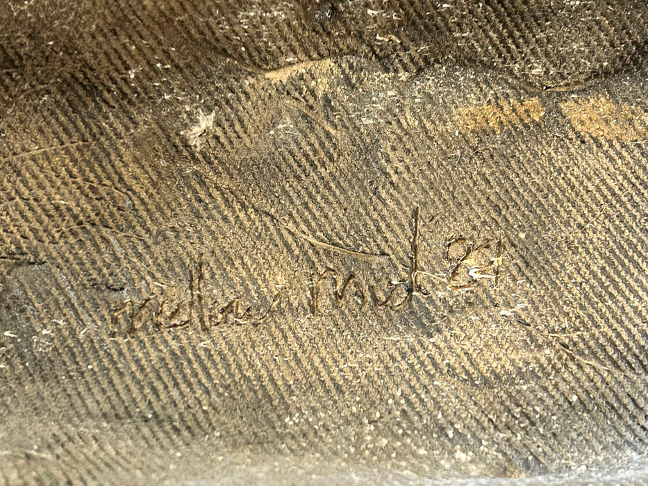 Hand painted wall hanging fish decor 33894