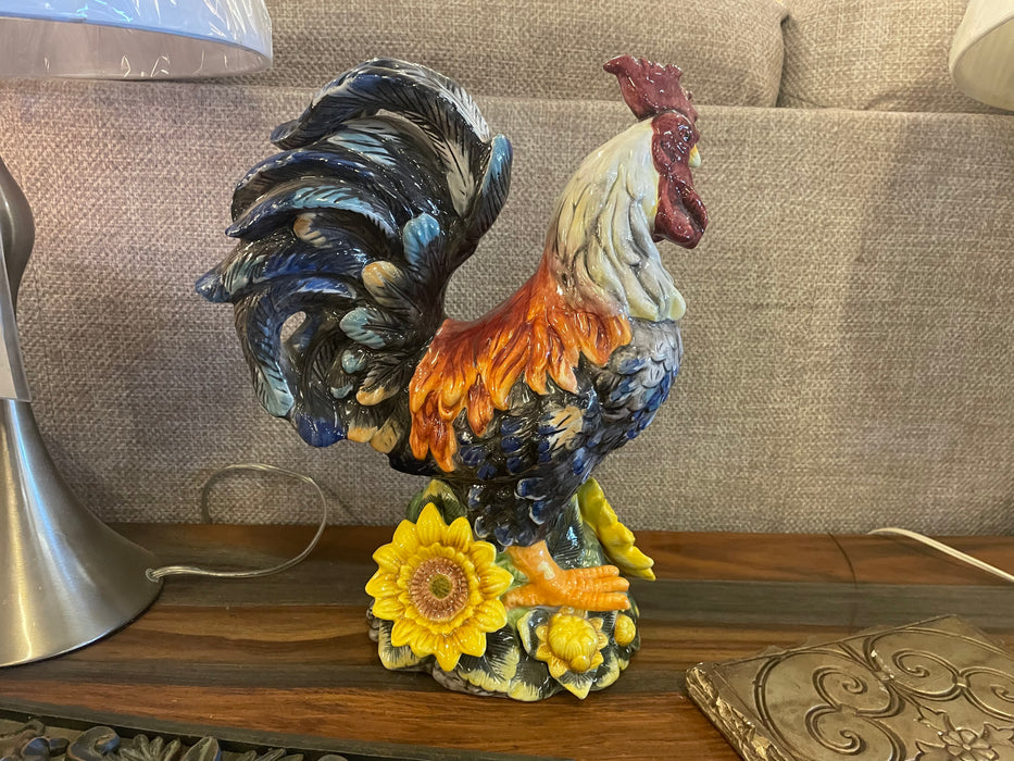 Rooster with sunflower decor 33005