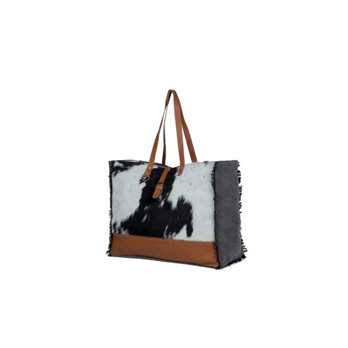 Matty Affair Canvas & Hairon Bag Hand Crafted Myra Bag NEW MY-S-3332