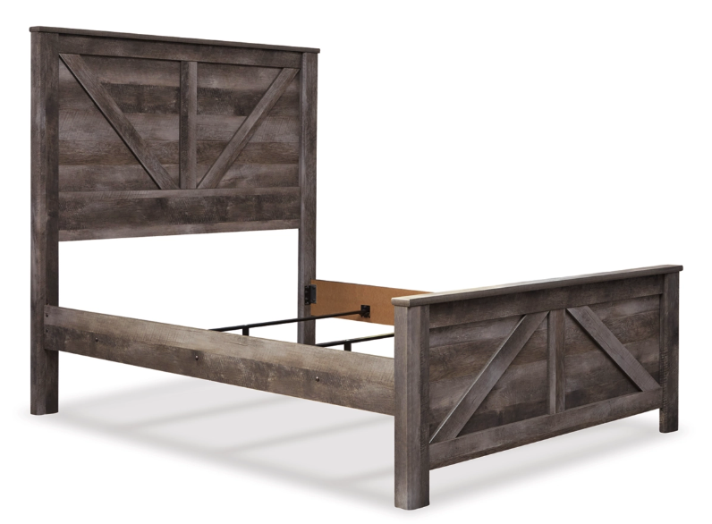 Wynnlow Queen Crossbuck Panel Bed NEW AY-B440-B9 (B440-54, B440-57, B440-98)