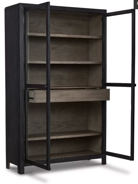 Lenston Accent Cabinet Black/Gray NEW AY-A4000507