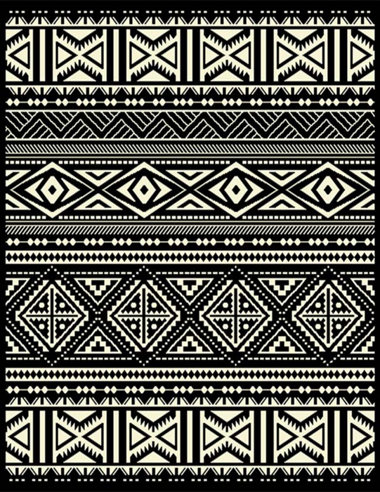 Persian Weavers Soho 538 black rug 5x7 NEW PW-SO538BK5x7