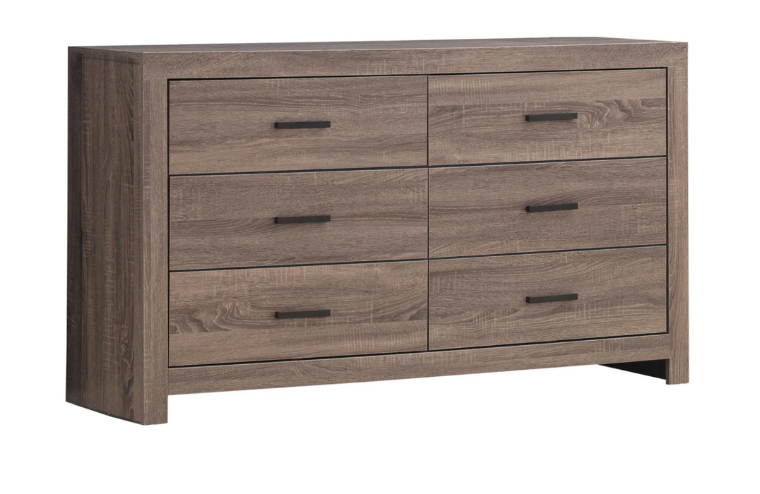 Brantford 6-drawer dresser barrel oak finish NEW CO-207043