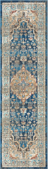 Persian Weavers Lounge 972 Sapphire runner rug 2x7 NEW PW-LG972SA2x7