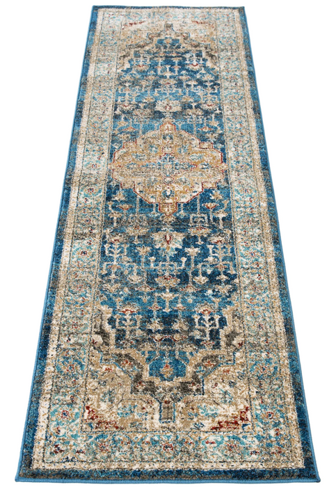 Persian Weavers Lounge 972 Sapphire runner rug 2x7 NEW PW-LG972SA2x7
