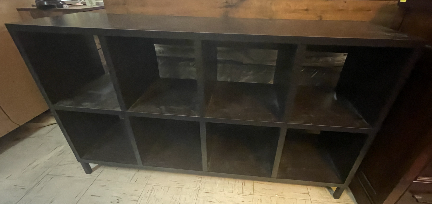 Black cubicle bookcase cubby/storage shelf 32513