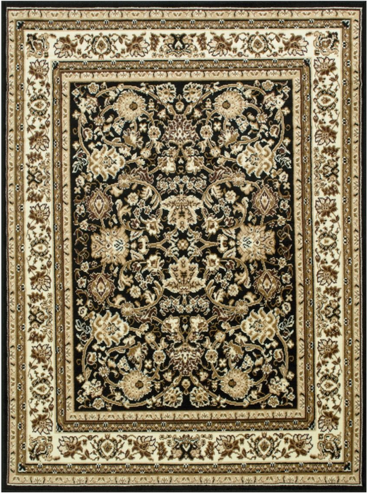 Persian Weavers Tajmahal 106 black rug 2x3 NEW PW-TJ106BK2x3