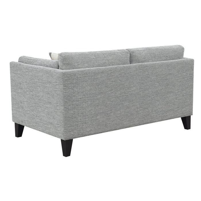 Elsbury loveseat with 2 accent pillows gray/grey NEW EH-U3445-01-03