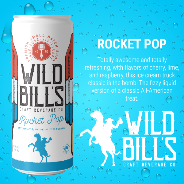 Rocket Pop - Premium Cane Sugar Soda, 12-Pack, Cans