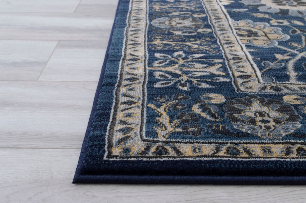 Persian Weavers Cambridge 1057 thunder blue rug 5x7 NEW PW-CA1057TH5x7