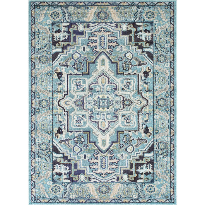 Persian Weavers Expressions 1036 Turquoise rug 5x7 PW-EX1036TU5x7