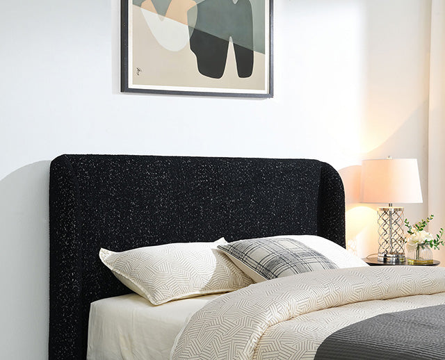 Laverni E.King, Full, & Queen Bed White, Grey, & Black