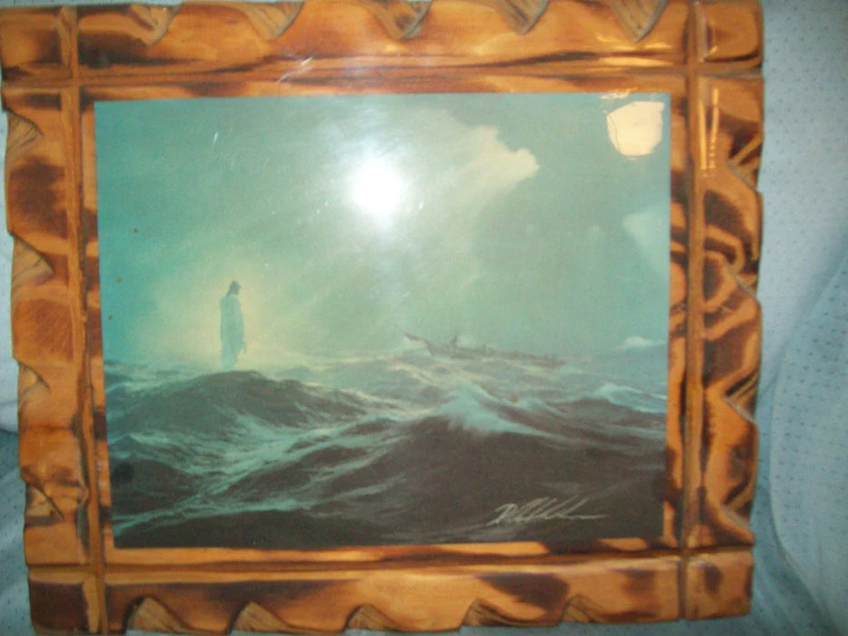 Resin on wood picture 8059