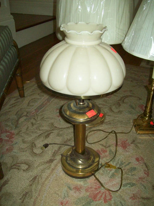 Table lamp with glass top 8723
