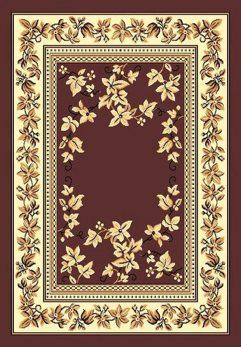 Persian Weavers Tajmahal rug 5x7 brown NEW PW-TAJ-107BR5x7