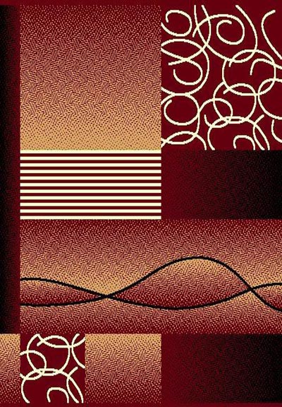 Persian Weavers Moderno rug 5x7 burgundy PW-MOD-2001234