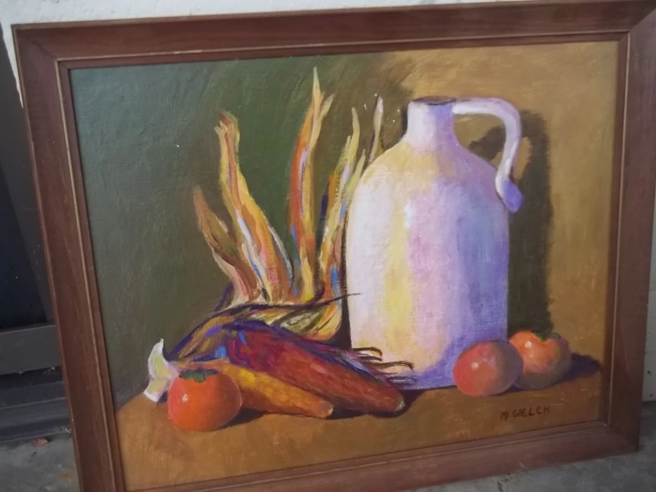 Painting jug and produce by M. Welch 10339
