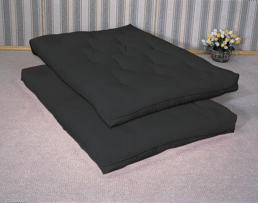 Futon pad cushion mattress black NEW CO-2002