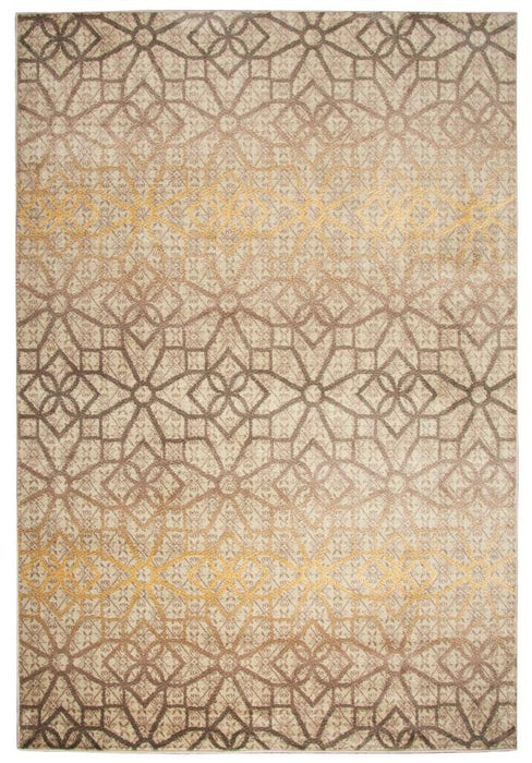 CLEARANCE Area rug multi-tonal browns 8x10 NEW by Coaster CO-970181L