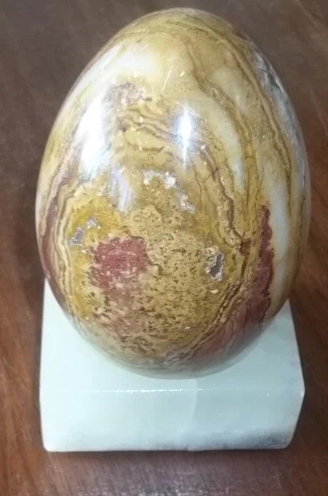 Stone egg decor 12147