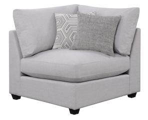 Cambria sectional sofa corner chair grey/gray NEW CO-551512