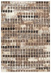 CLEARANCE Area rug contemporary style neutral browns 5x7 NEW by Coaster CO-970229