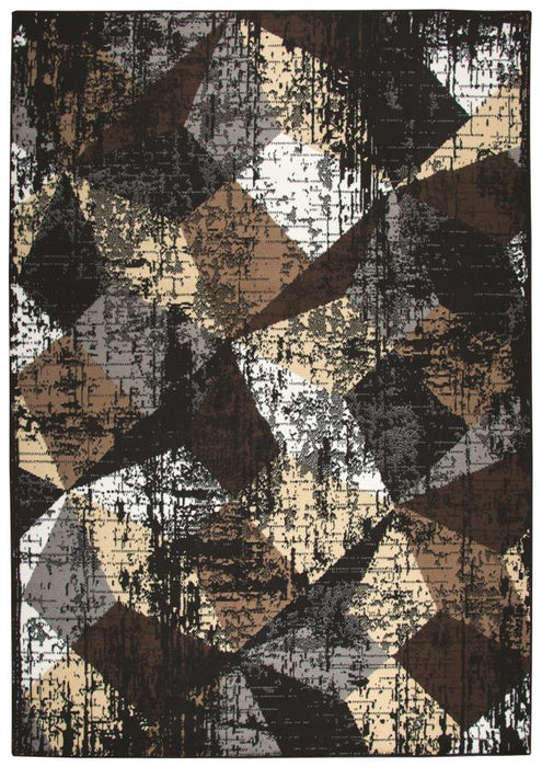 CLEARANCE Area rug contemporary style multi tonal 8x10 NEW by Coaster CO-970227L
