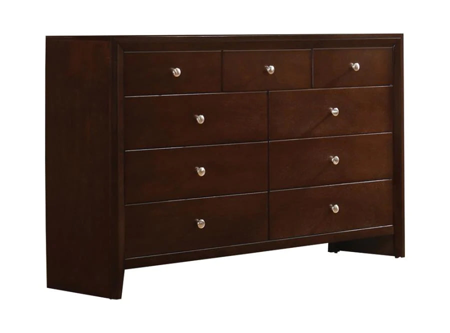 Serenity 9-drawer dresser red brown NEW CO-201973