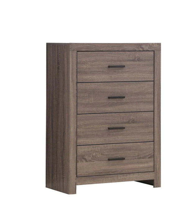 Brantford 5-drawer chest dresser in barrel oak finish NEW CO-207045
