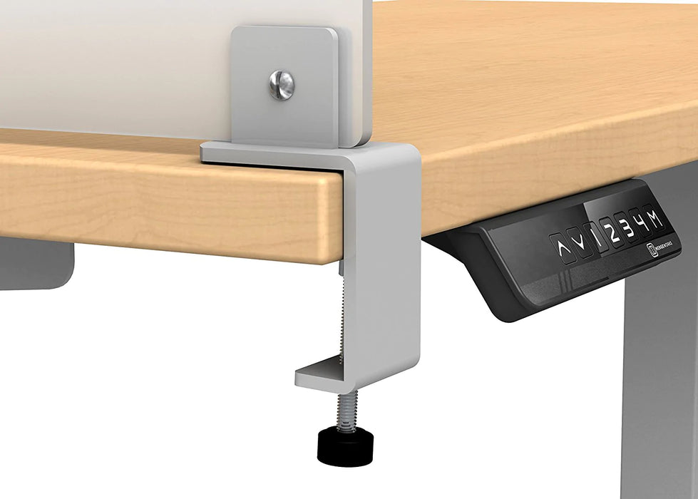 Merge Works Studio Wing Desktop Privacy Panel Frosted Desk Divider  20132 121