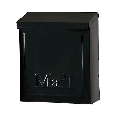 Gibraltar Townhouse Steel Wall-Mount Locking Mailbox Black AS IS 20070 121